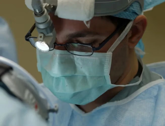 Surgeon close-up