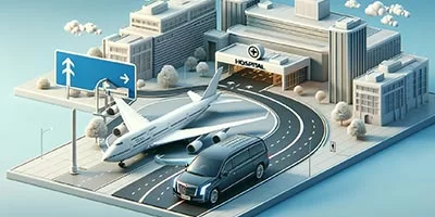 Close location to the Bulgarian border and easy access to the hospital.